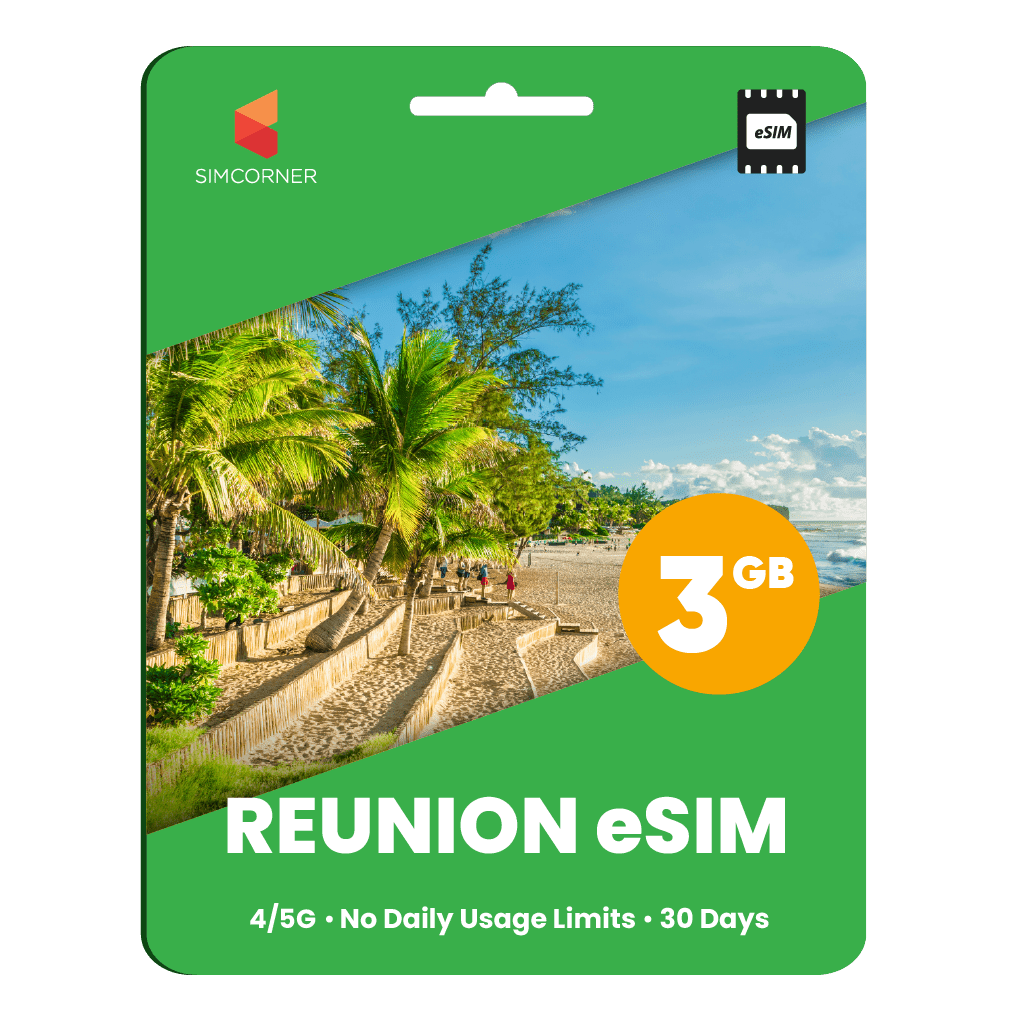 Réunion Data eSIM - SimCorner