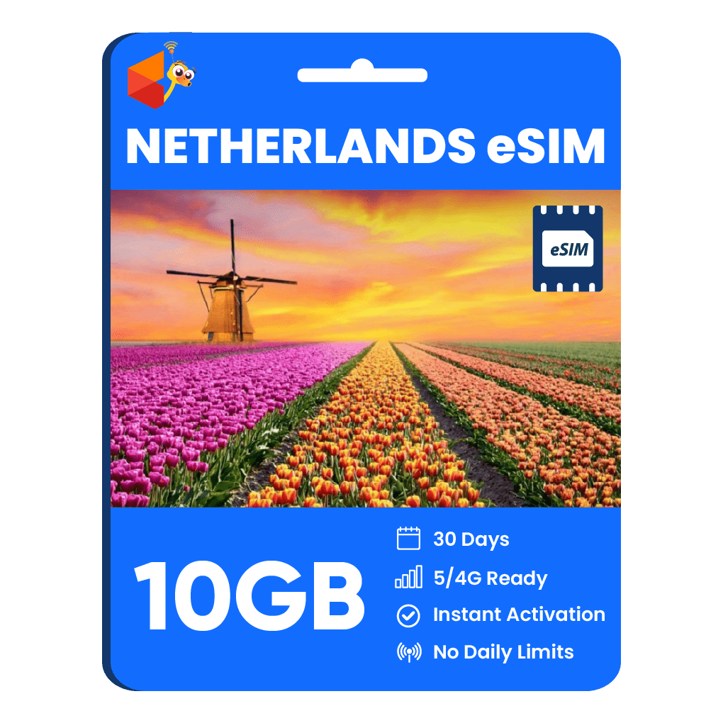 Netherlands Data eSIM - SimCorner