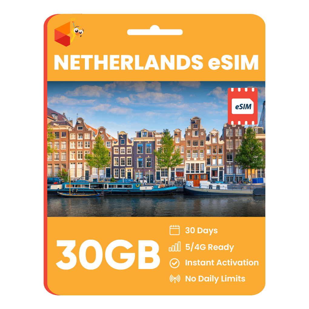 Netherlands Data eSIM - SimCorner