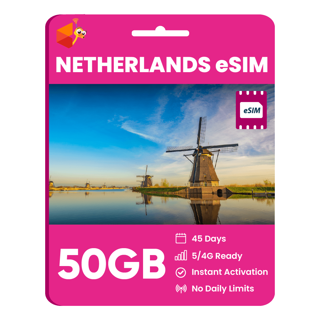 Netherlands Data eSIM - SimCorner
