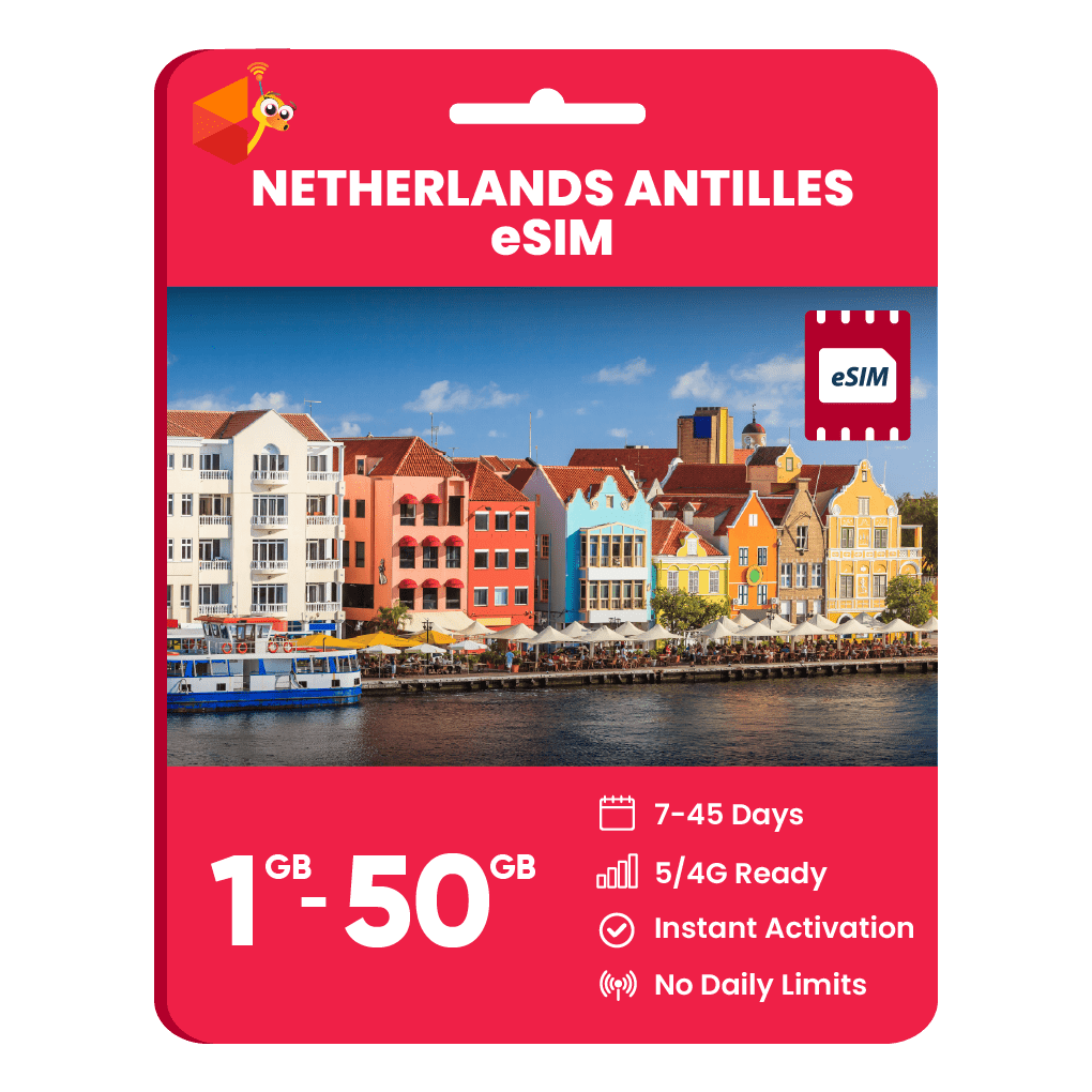 Netherlands Antilles Data eSIM - SimCorner