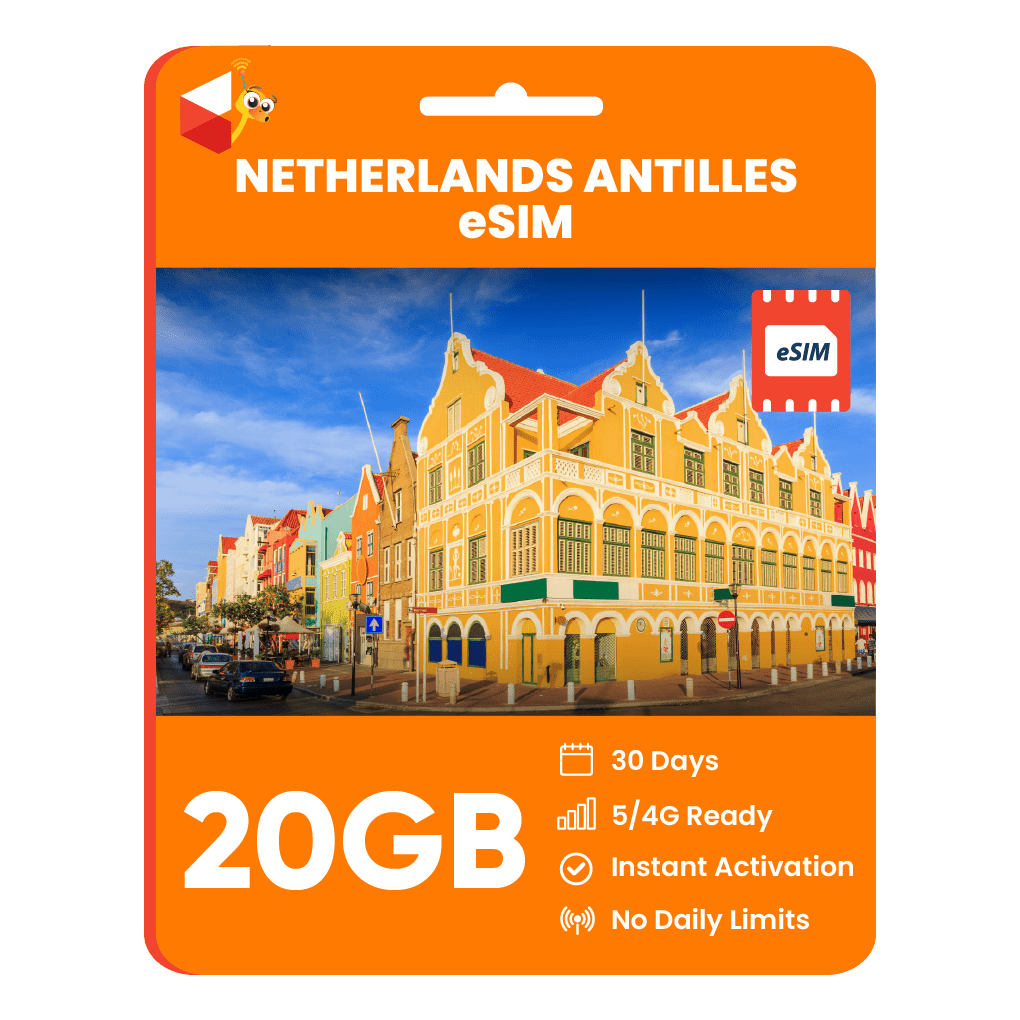 Netherlands Antilles Data eSIM - SimCorner