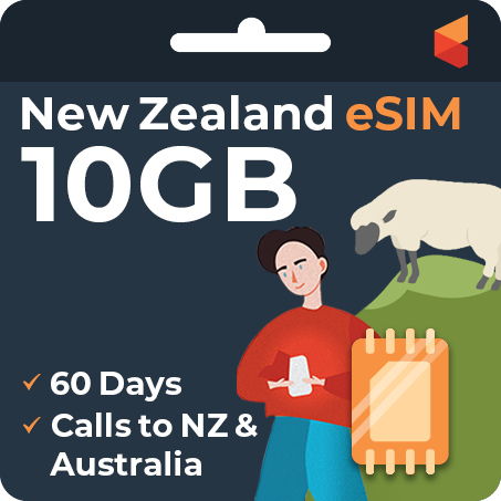 New Zealand Travel eSIM (One NZ) - 10GB