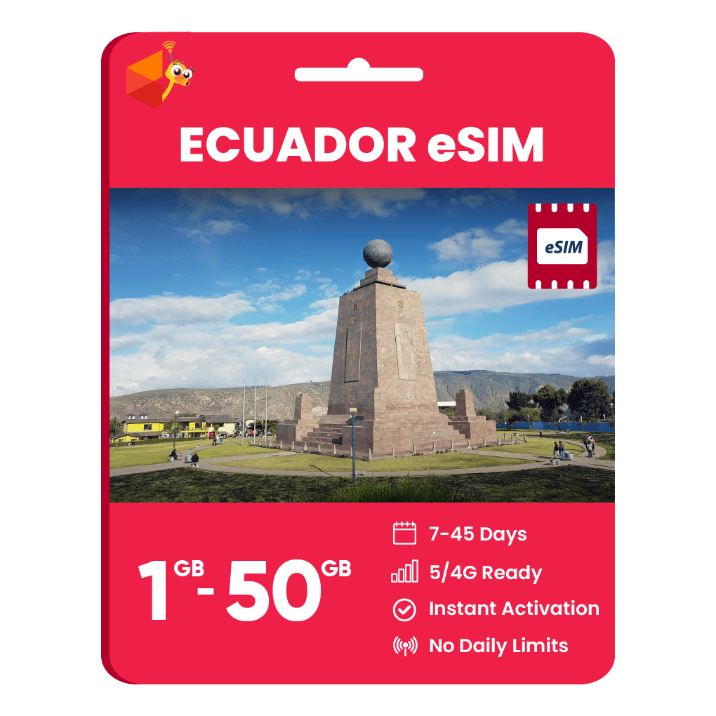 Ecuador Data eSIM - SimCorner