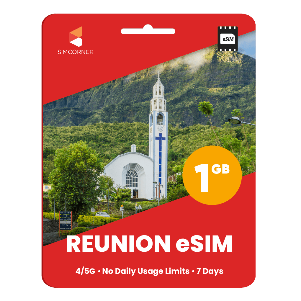 Réunion Data eSIM - SimCorner