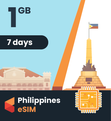 Philippines eSIM: 1GB - 7 Days 