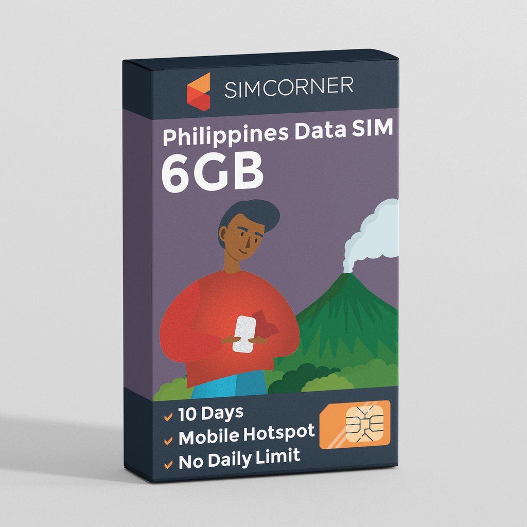 Philippines Data SIM Card (10 day - 6GB)