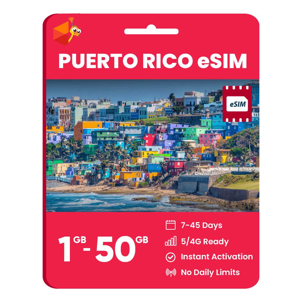 Puerto Rico Data eSIM - SimCorner