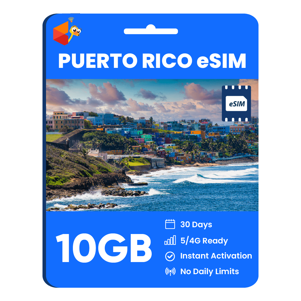 Puerto Rico Data eSIM - SimCorner
