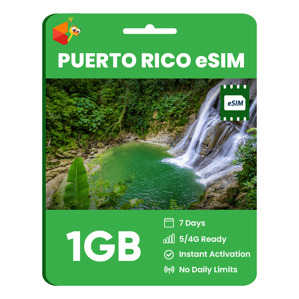 Puerto Rico Data eSIM - SimCorner