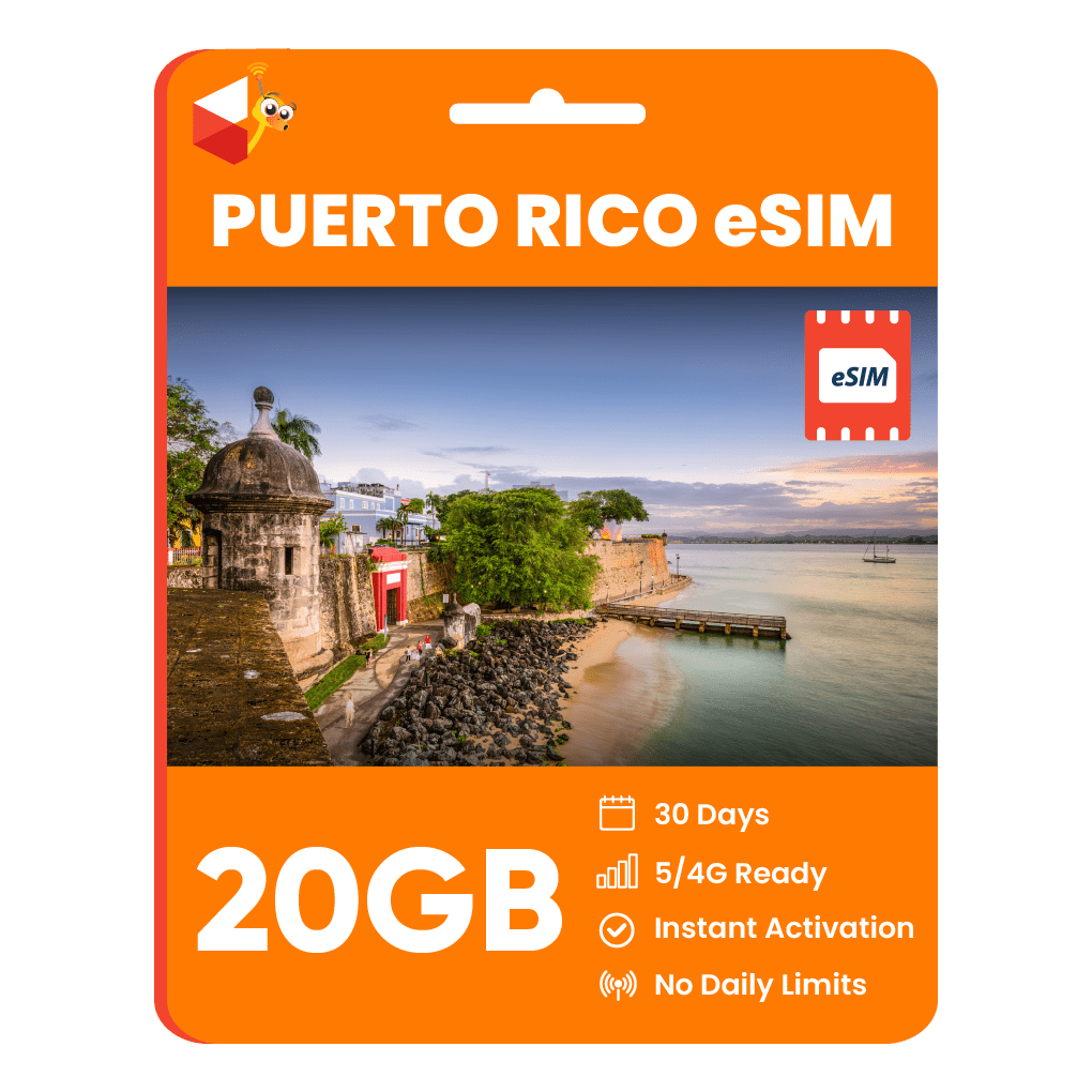 Puerto Rico Data eSIM - SimCorner