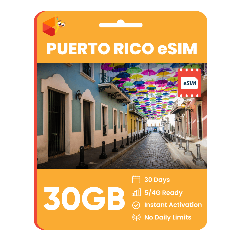 Puerto Rico Data eSIM - SimCorner