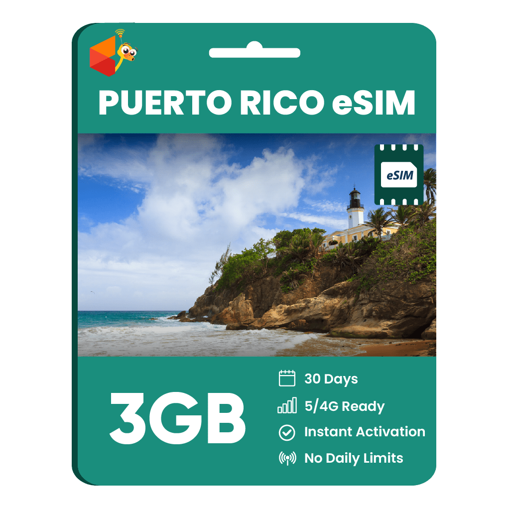Puerto Rico Data eSIM - SimCorner