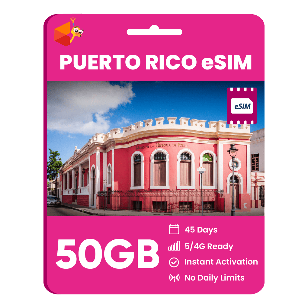 Puerto Rico Data eSIM - SimCorner