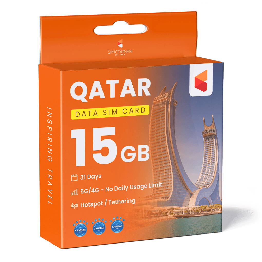 Qatar Data SIM Card (31 Day - 15GB) - SimCorner