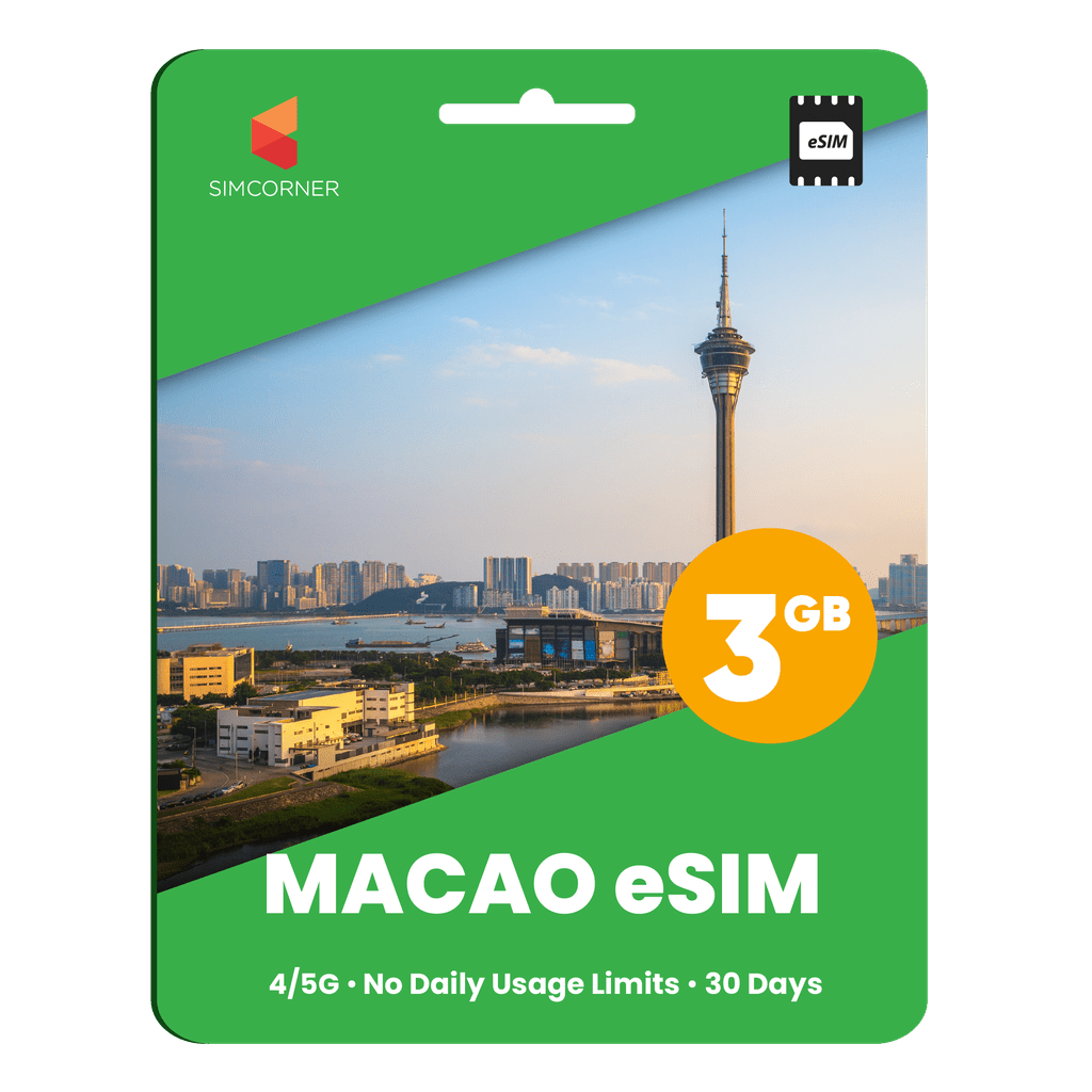 Macao Data eSIM - SimCorner