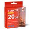 Turkiye (Turkey) Data SIM Card (31 Day - 20GB)