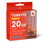 Turkiye (Turkey) Data SIM Card (31 Day - 20GB)