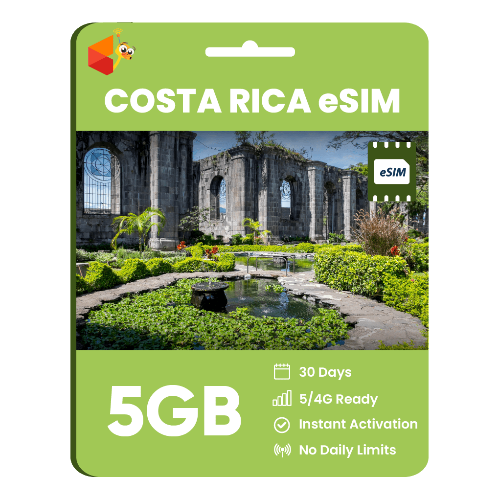 Costa Rica Data eSIM - SimCorner