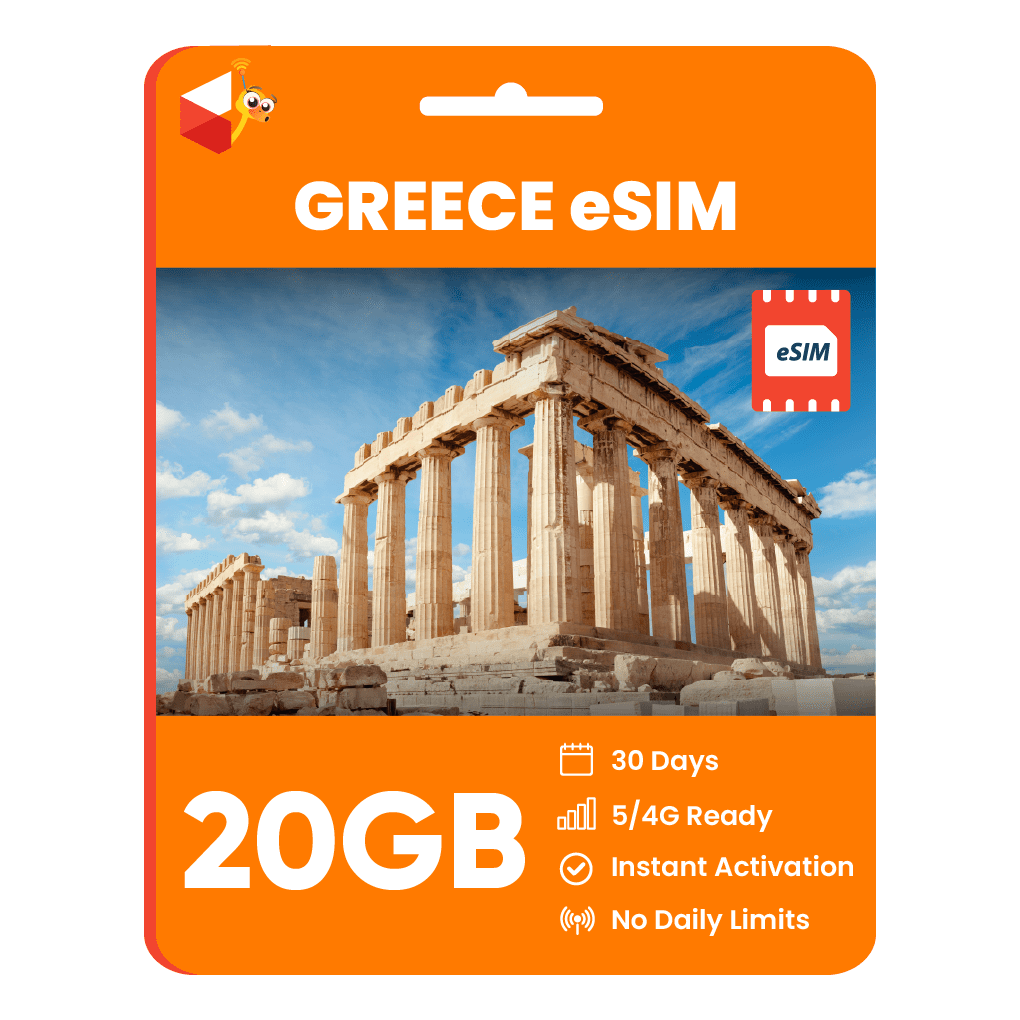 Greece Data eSIM - SimCorner