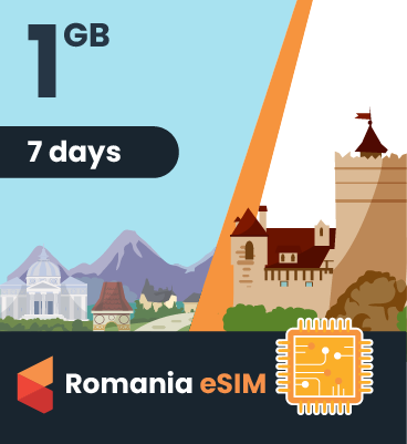 Romania eSIM: 1GB - 7 Days