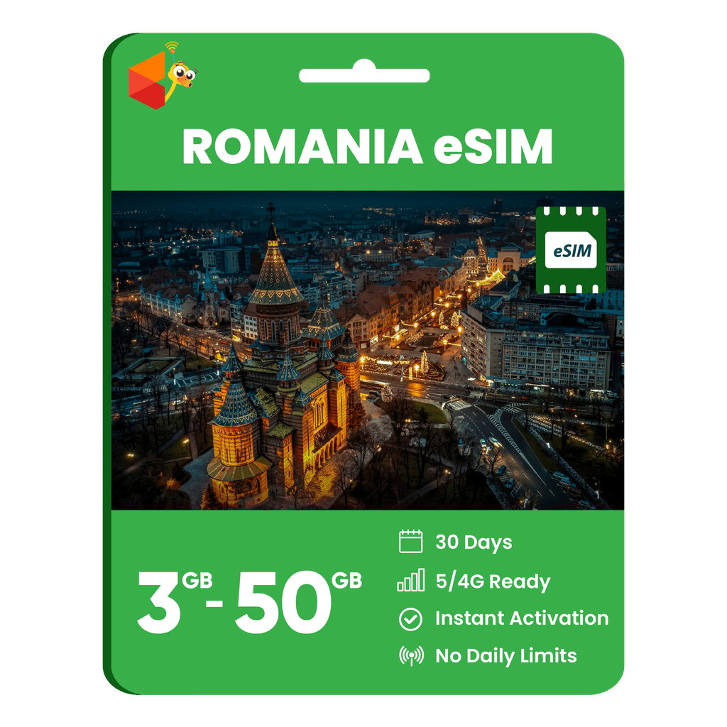Romania Data eSIM - SimCorner