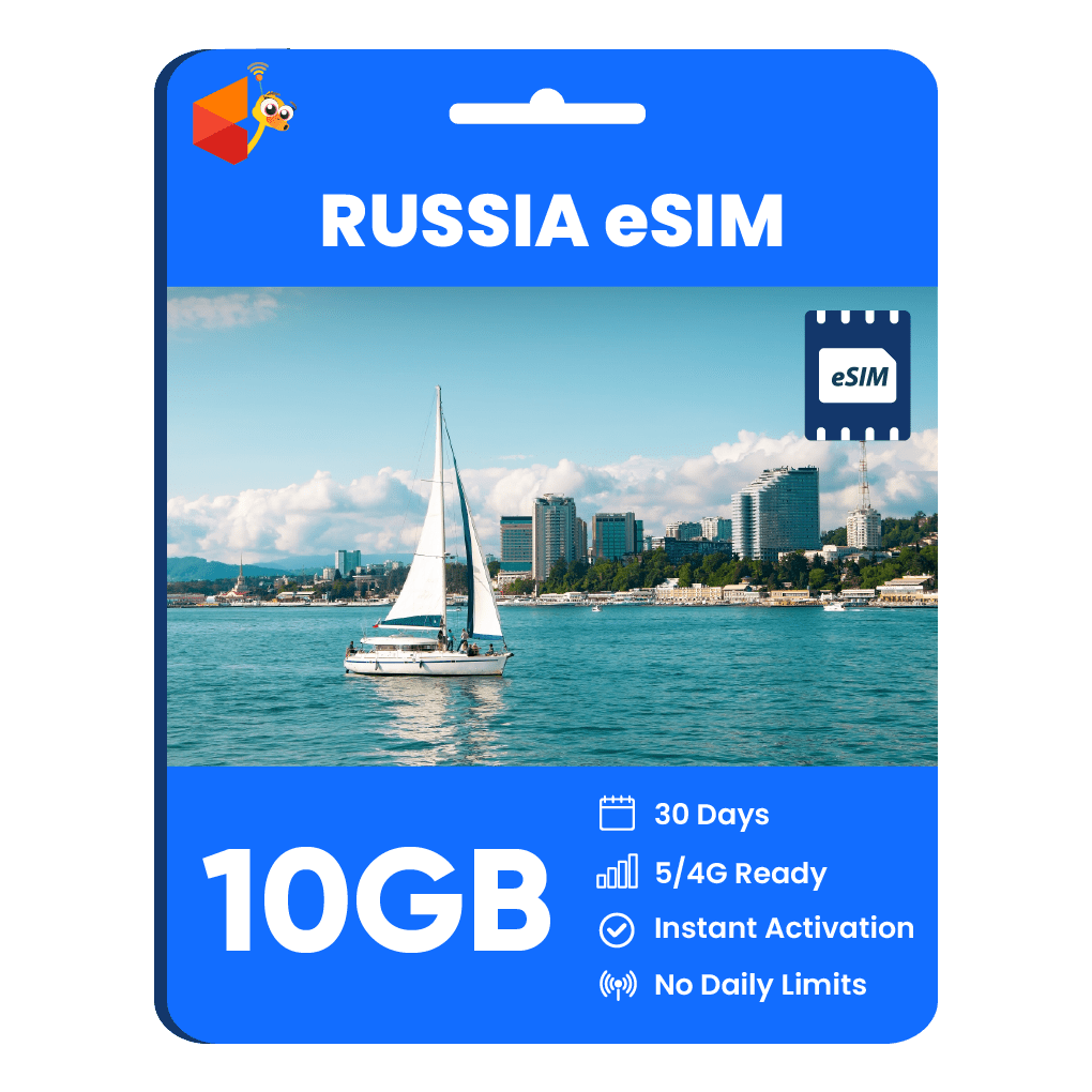 Russia Data eSIM - SimCorner