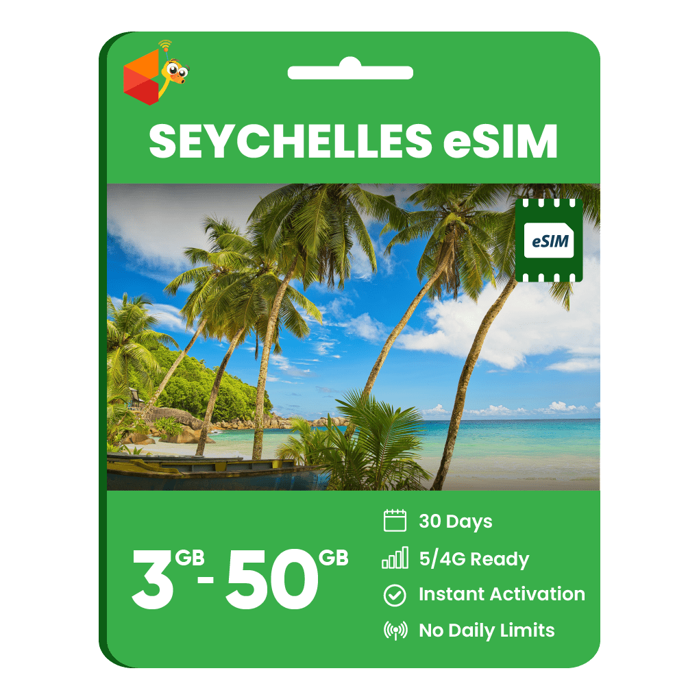 Seychelles Data eSIM - SimCorner