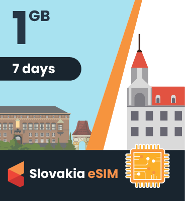 Slovakia eSIM: 1GB - 7 Days