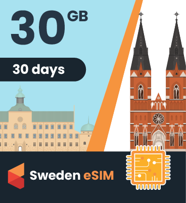 Sweden eSIM: 30GB - 30 Days