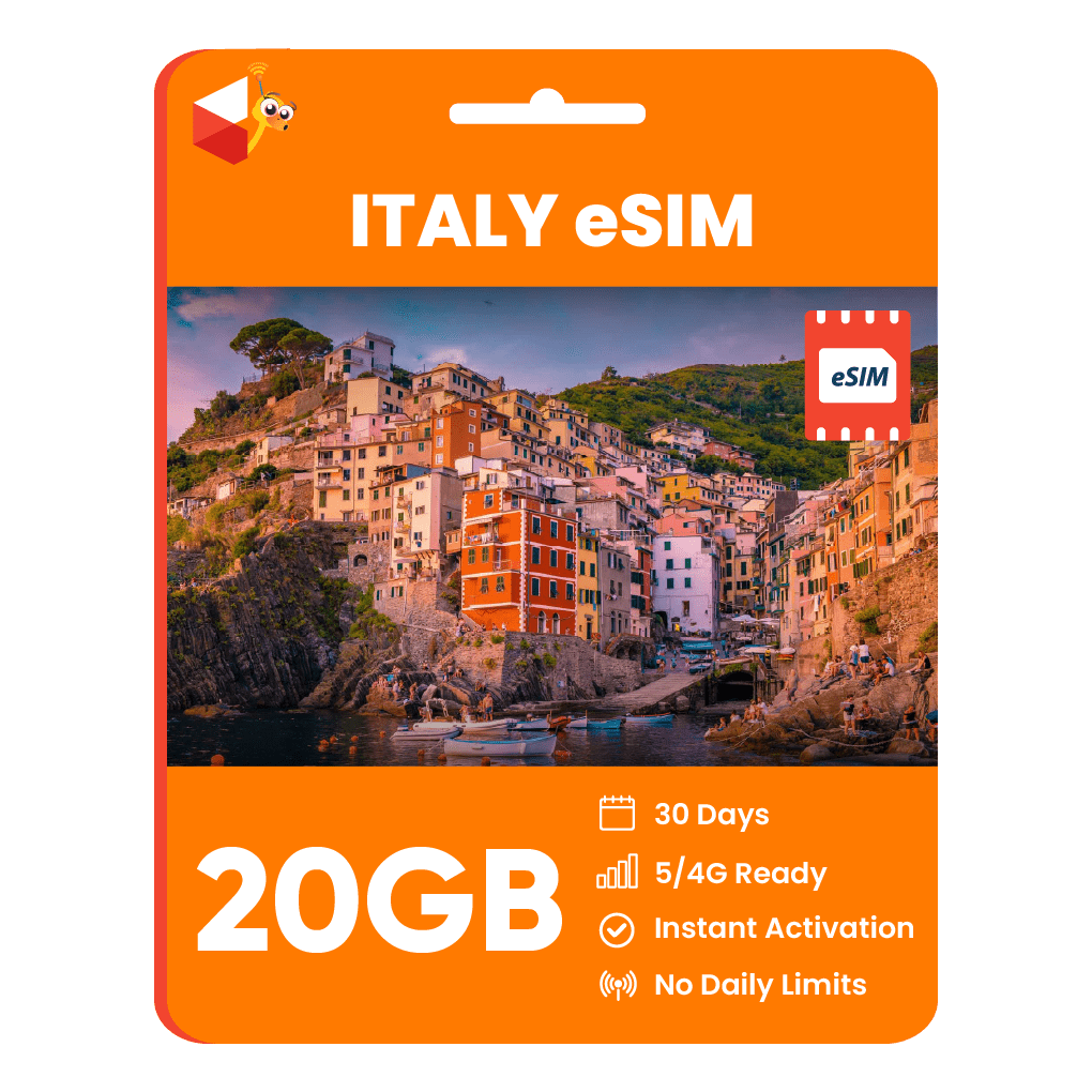 Italy Data eSIM - SimCorner