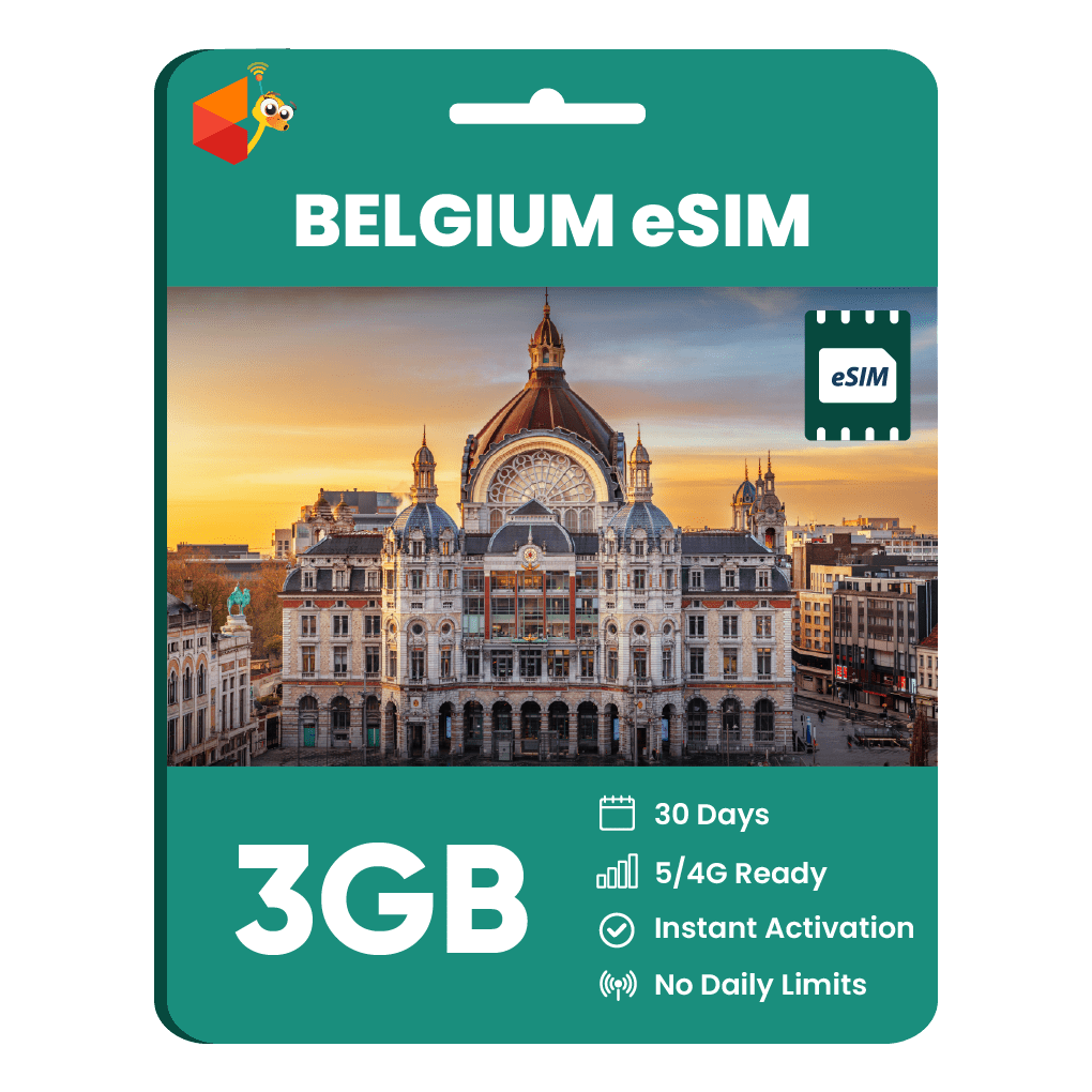Belgium Data eSIM - SimCorner