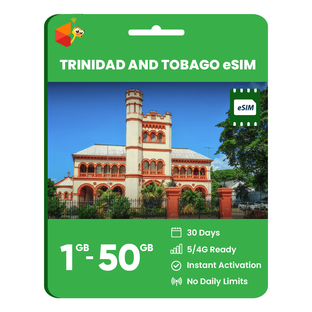 Trinidad & Tobago Data eSIM - SimCorner