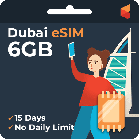 [eSIM] Dubai (UAE) Data eSIM (6GB - 15 Days) | SimCorner