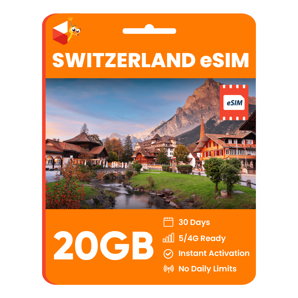 Switzerland Data eSIM - SimCorner