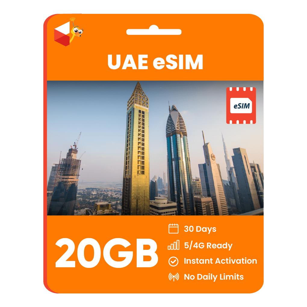 United Arab Emirates Data eSIM - SimCorner
