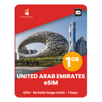 Thumbnail for United Arab Emirates Data eSIM - SimCorner