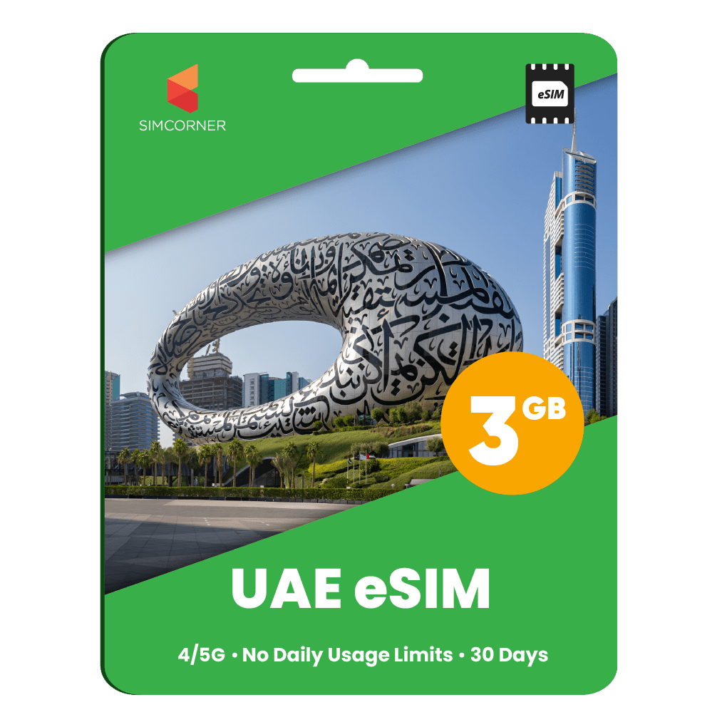 United Arab Emirates Data eSIM - SimCorner