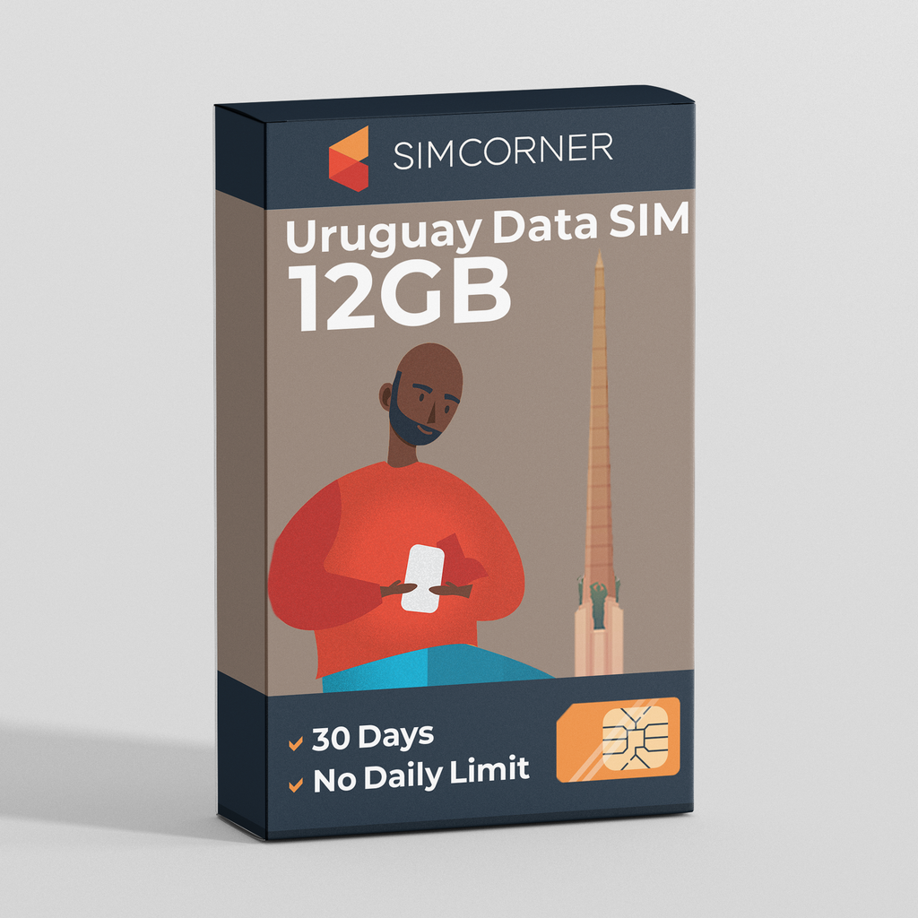 Uruguay Data SIM Card(12GB)