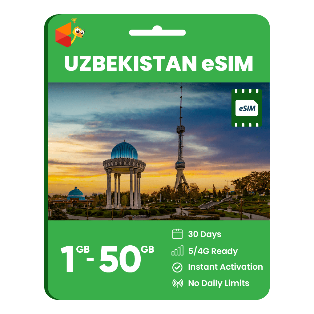 Uzbekistan Data eSIM - SimCorner