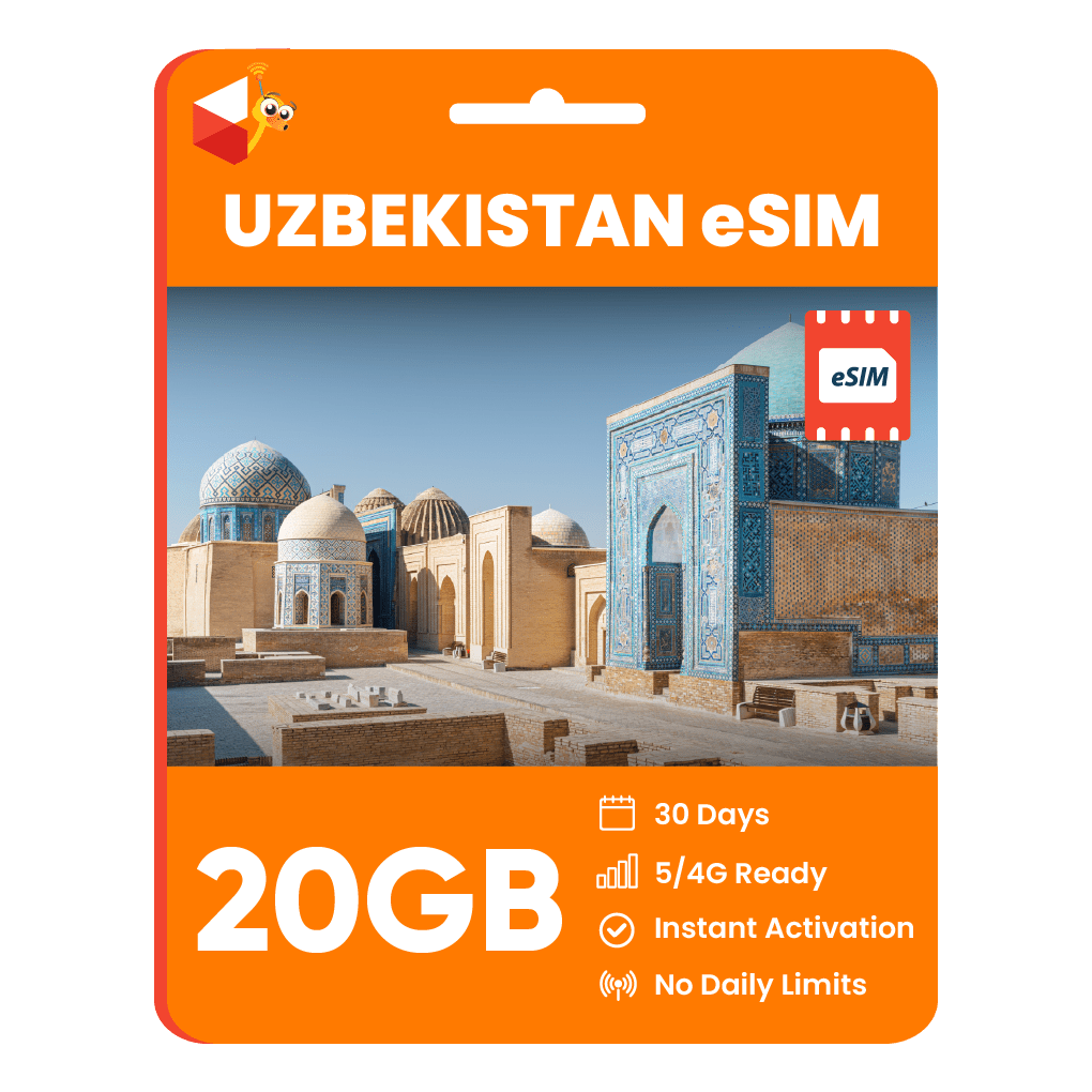 Uzbekistan Data eSIM - SimCorner