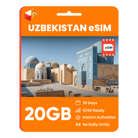 Thumbnail for Uzbekistan Data eSIM - SimCorner