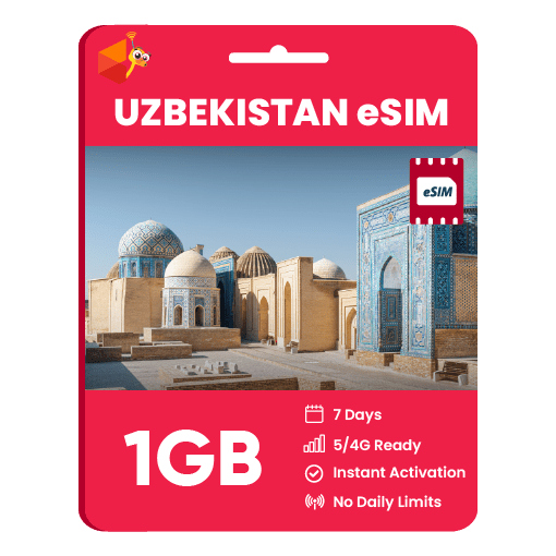 Uzbekistan Data eSIM - SimCorner