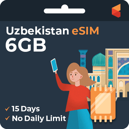 [eSIM] Uzbekistan Data eSIM (6GB - 15 Days)