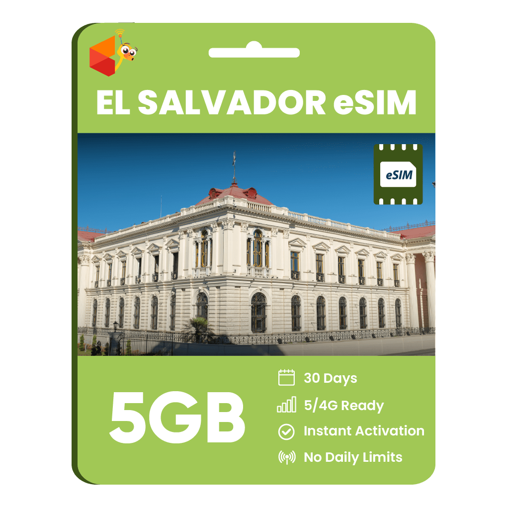 El Salvador Data eSIM - SimCorner