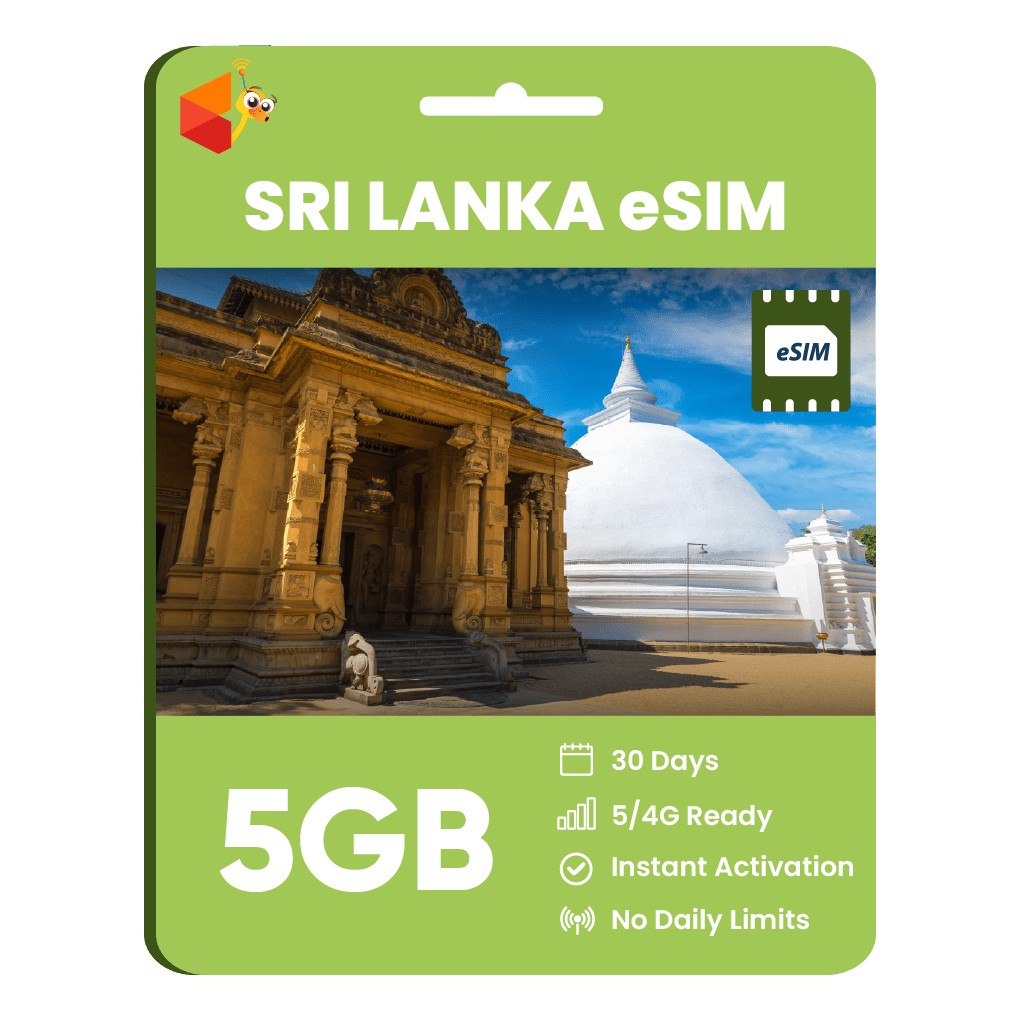 Sri Lanka Data eSIM - SimCorner