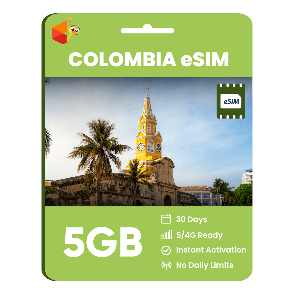 Colombia Data eSIM - SimCorner