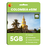 Thumbnail for Colombia Data eSIM - SimCorner