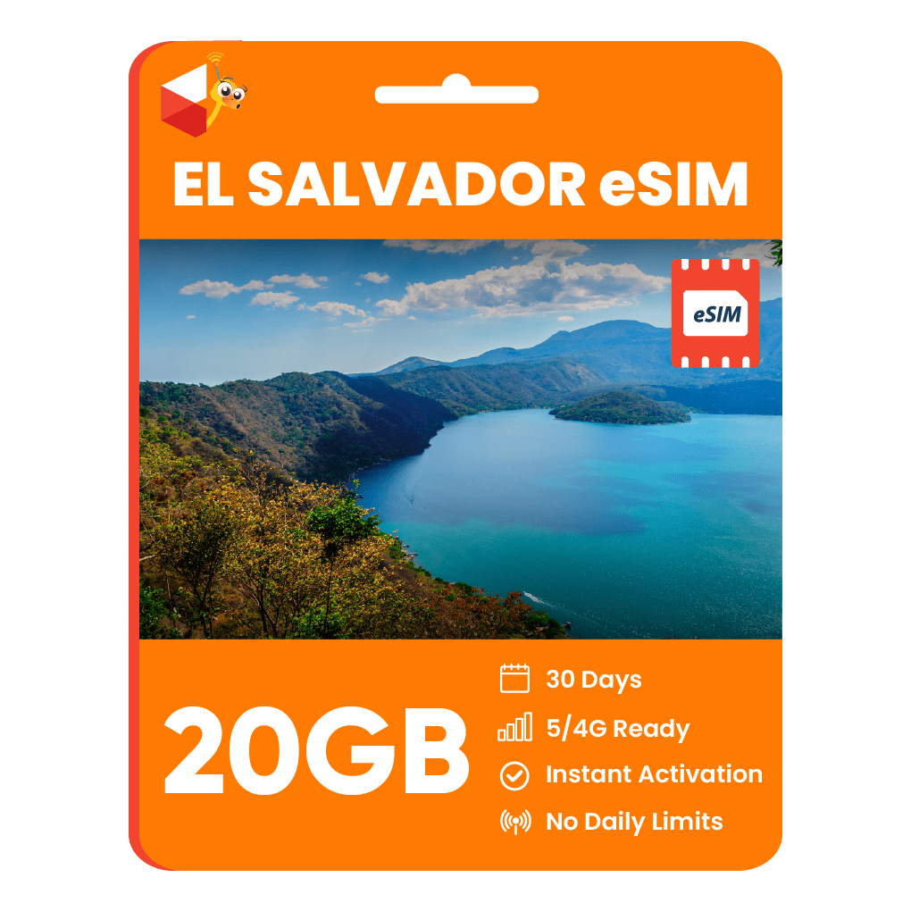 El Salvador Data eSIM - SimCorner