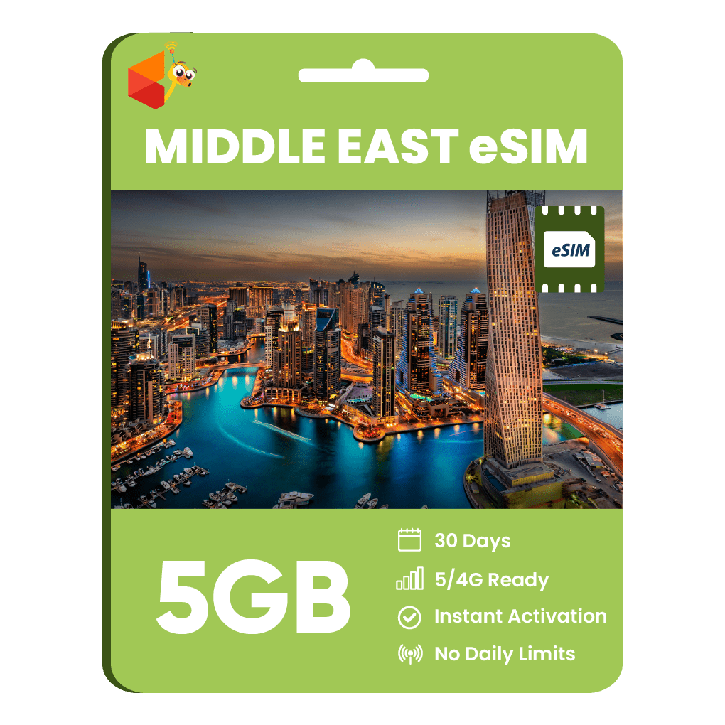 Middle East Data eSIM - SimCorner